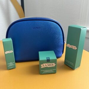 La Mer Rejuvenating Night Cream |Regenerating Serum |La Mer Travel Set w/ Pouch
